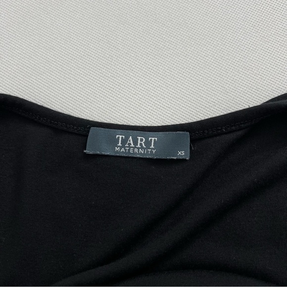 Tart Maternity Dress Size XS Black Rouched Side Modal Blend Very Soft Jersey - Picture 9 of 9